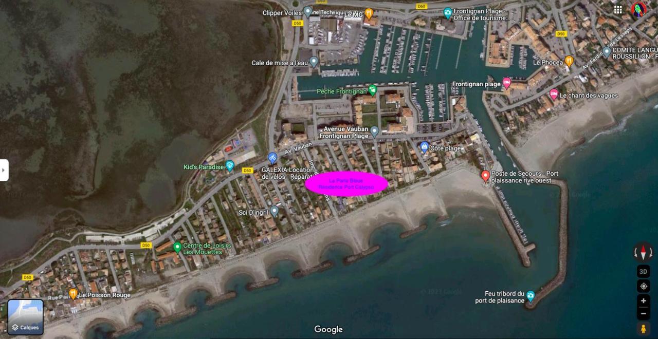 La Perle Bleue, 100 M De La Plage, Parking, Wifi فرونتينيان المظهر الخارجي الصورة